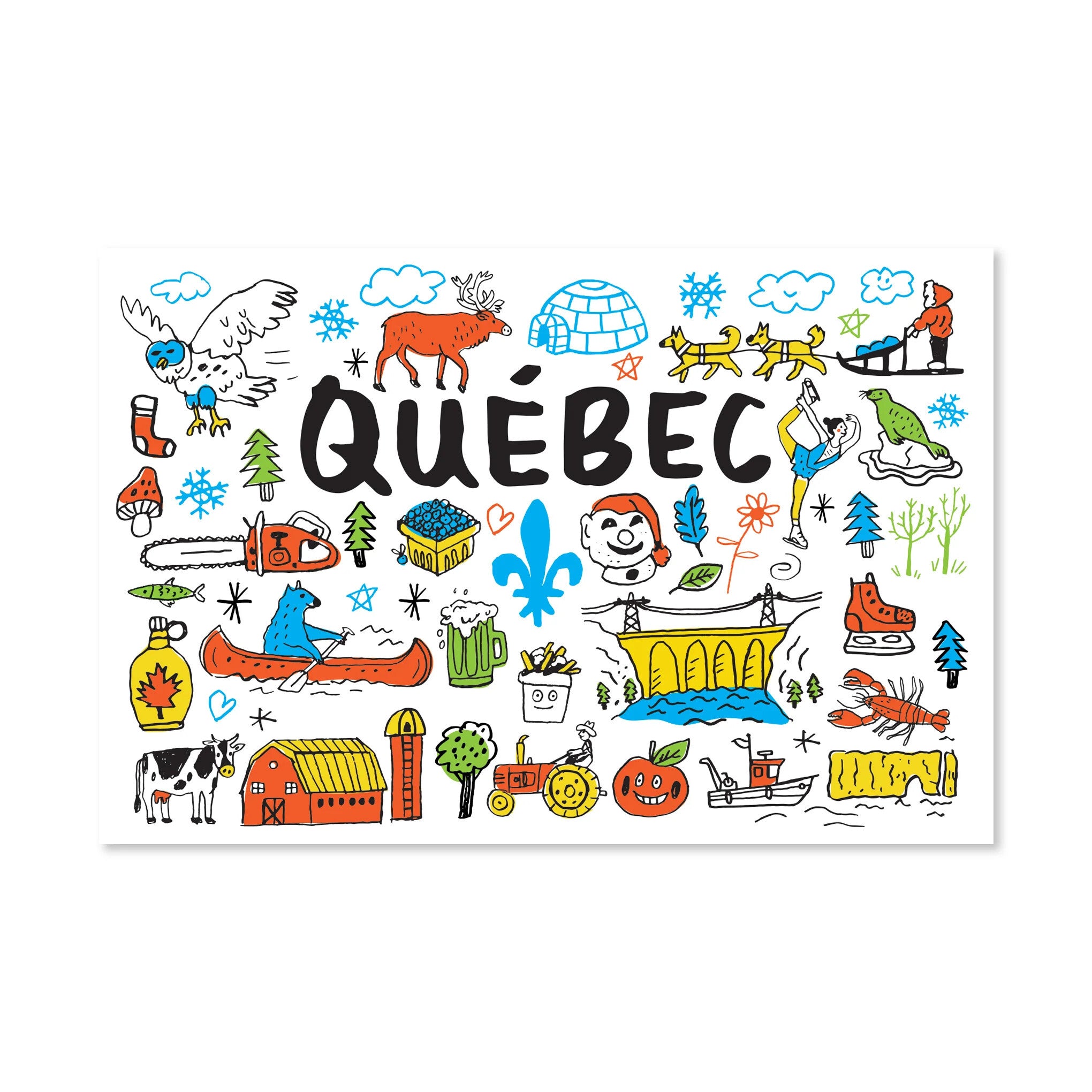 Carte postale - Top Québec - Francis Léveillée