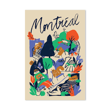 Carte postale - Balade à Montreal - Julia GR - Paperole