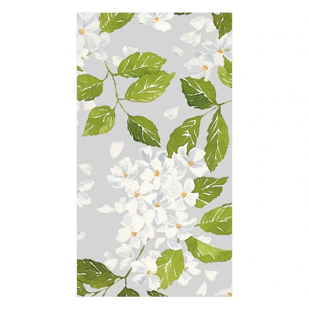 Serviettes 3 plis - motif blanc de blanc - Caspari