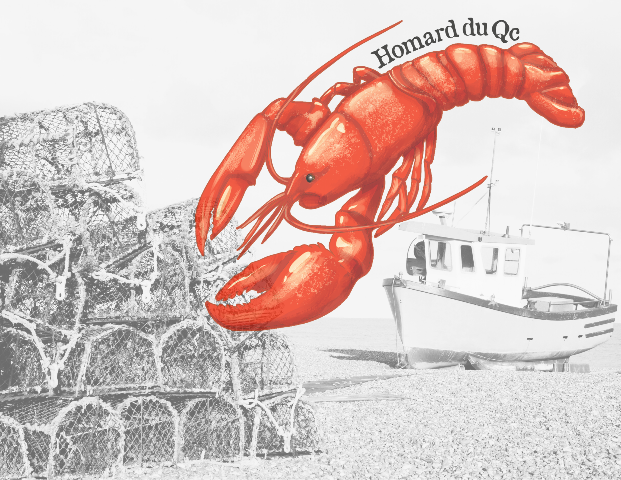 Carte postale Homard du Qc LB