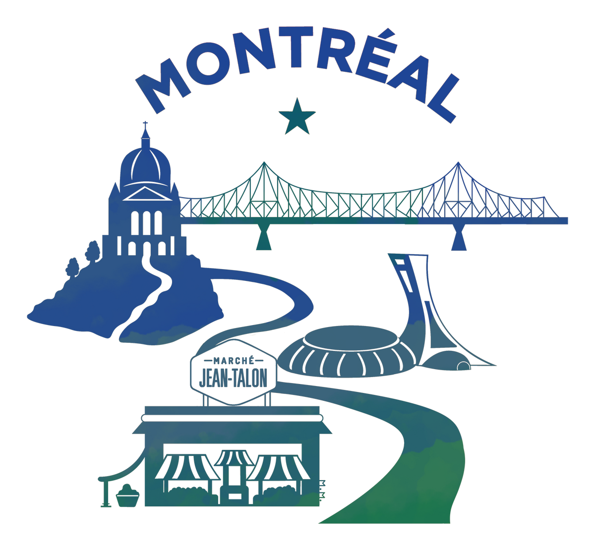 Épingle montreal rond LB