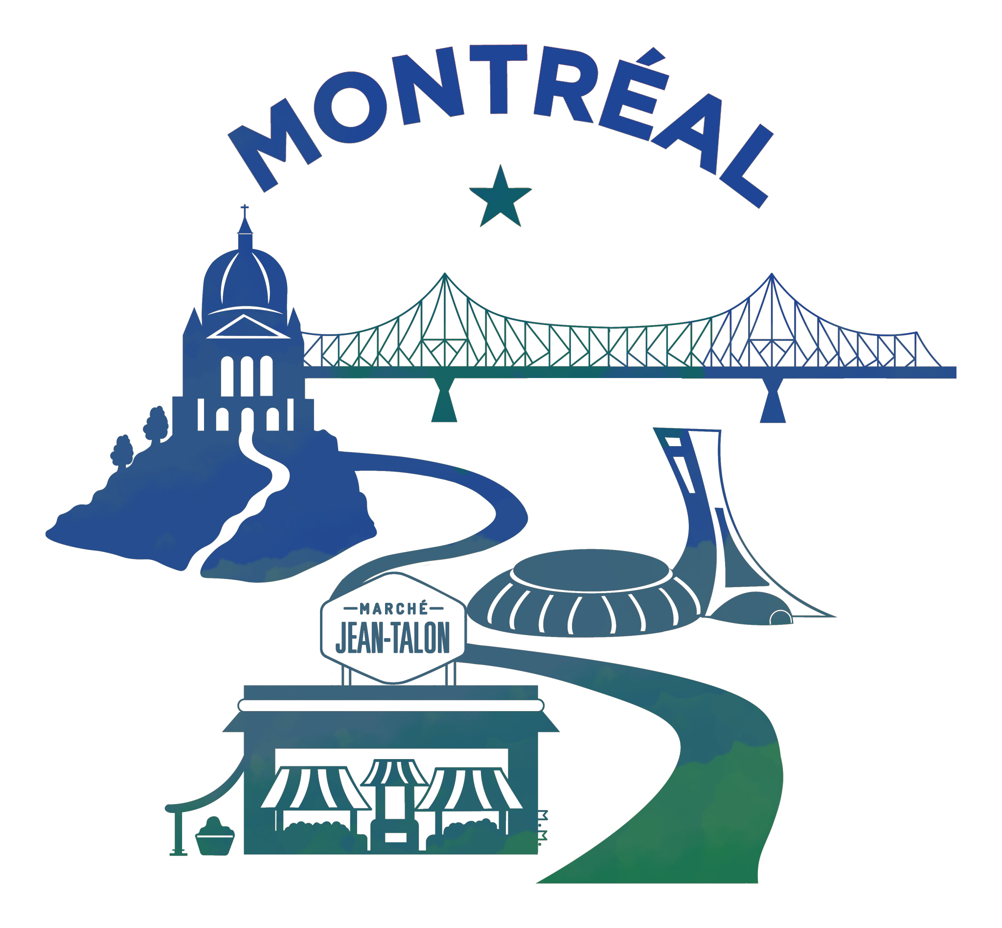 Épingle montreal rond LB