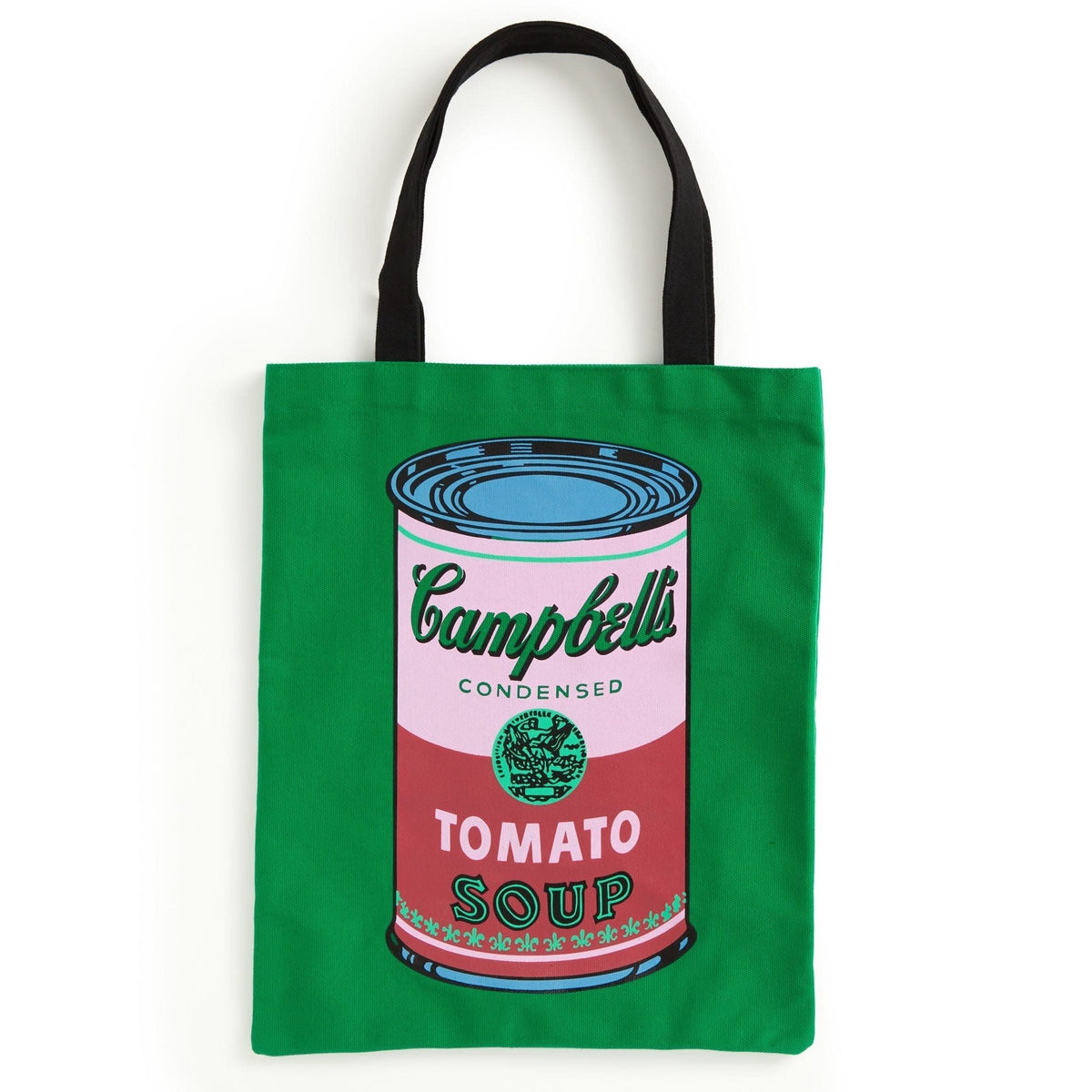 Reusable canvas bag - Campbell's Soup Andy Warhol - Green