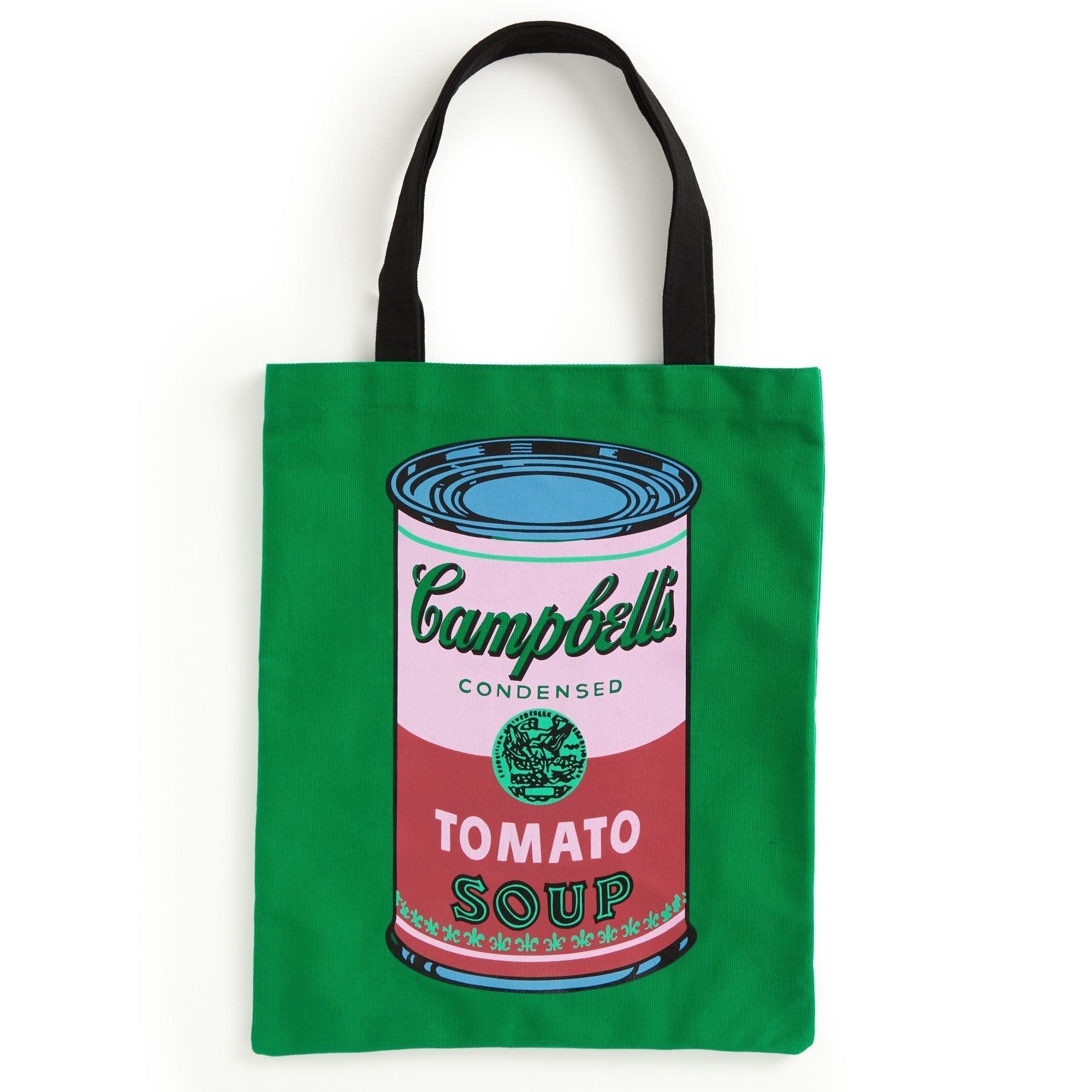 Reusable canvas bag - Campbell's Soup Andy Warhol - Green