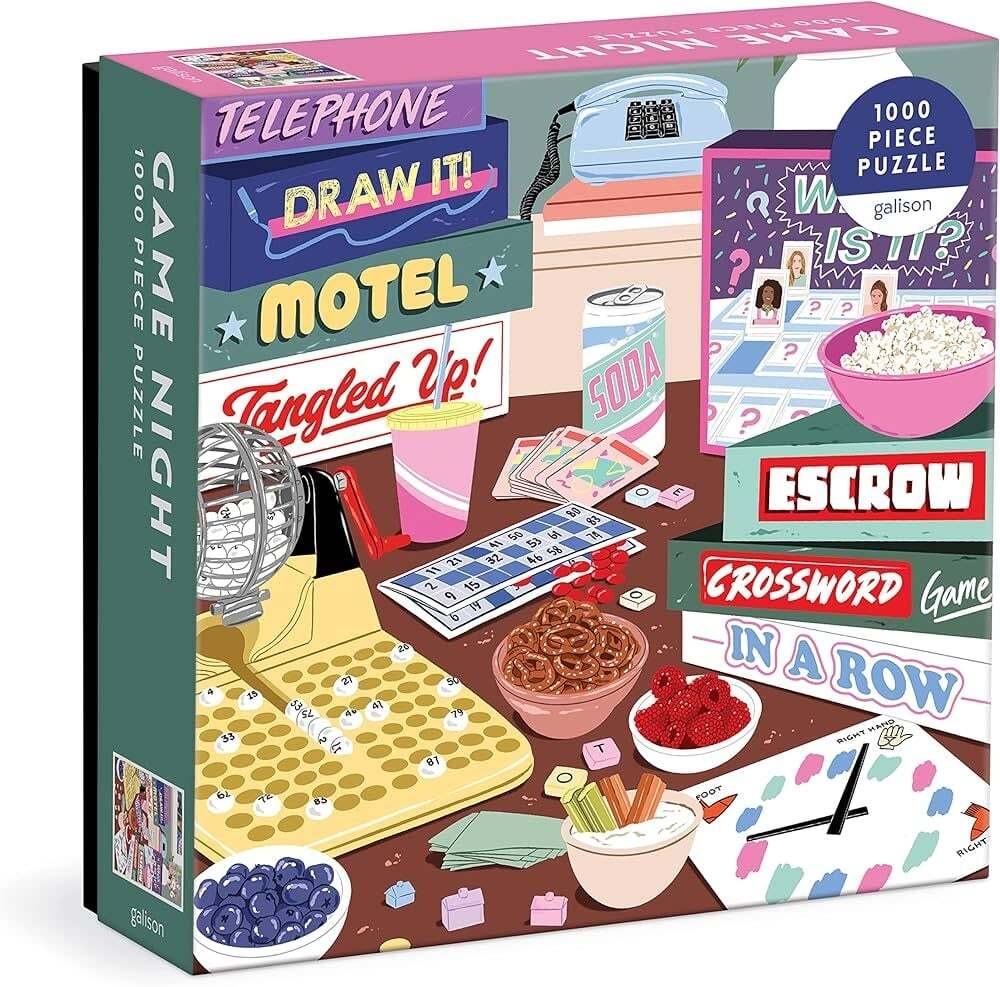 1000-piece puzzle - Game Night