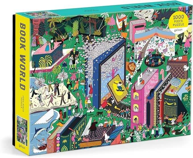 Casse-tête 1000 morceaux - Monde de livres