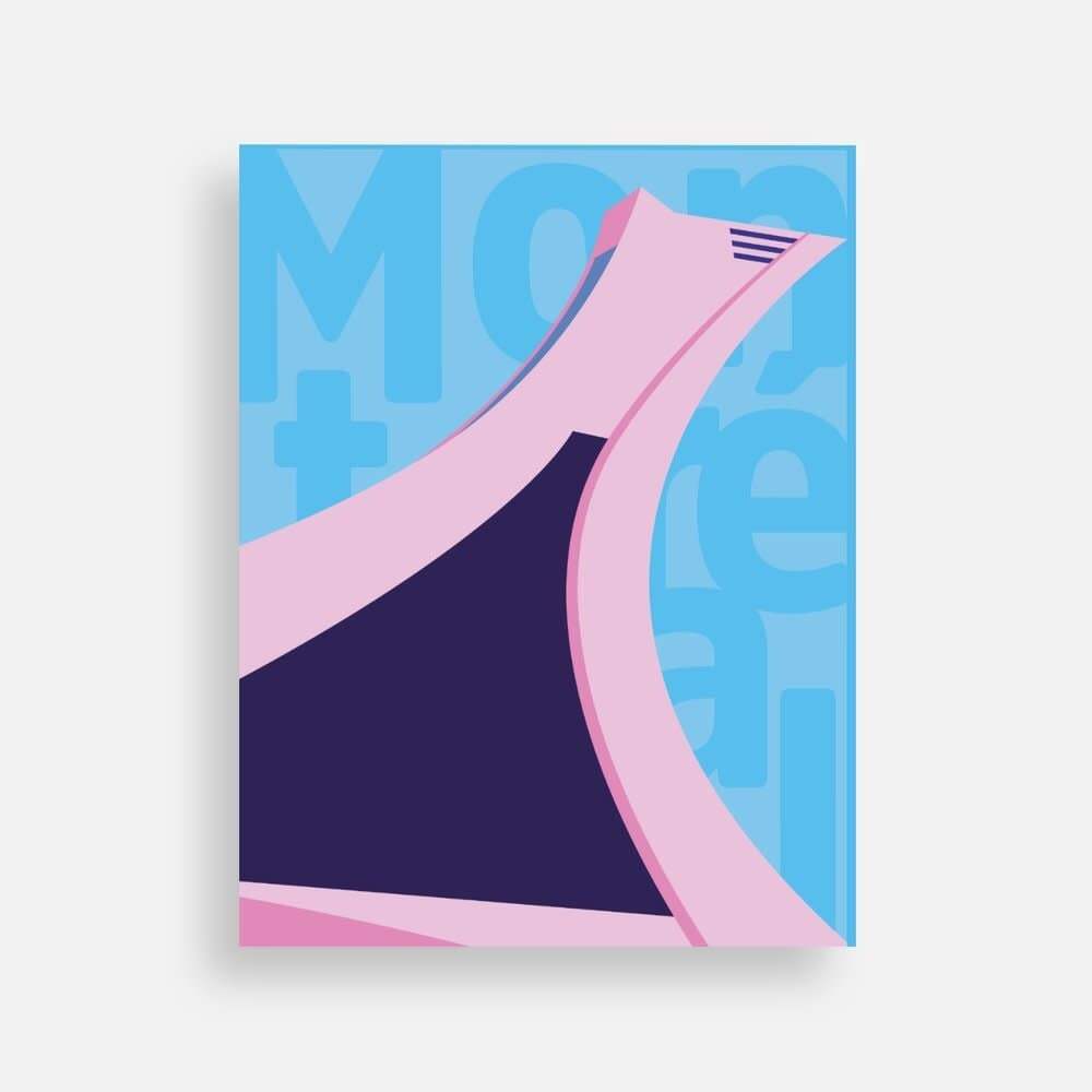 Carte postale Stade Olympique 4 x 6 LB