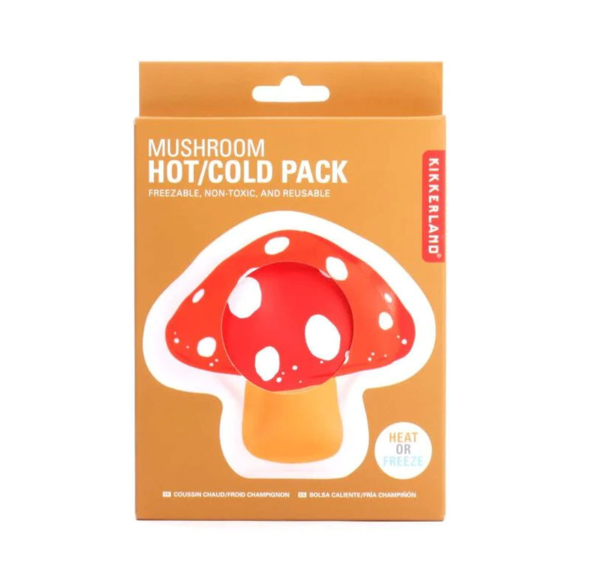 Coussin chaud ou froid réutilisable - Champignon - Kikkerland