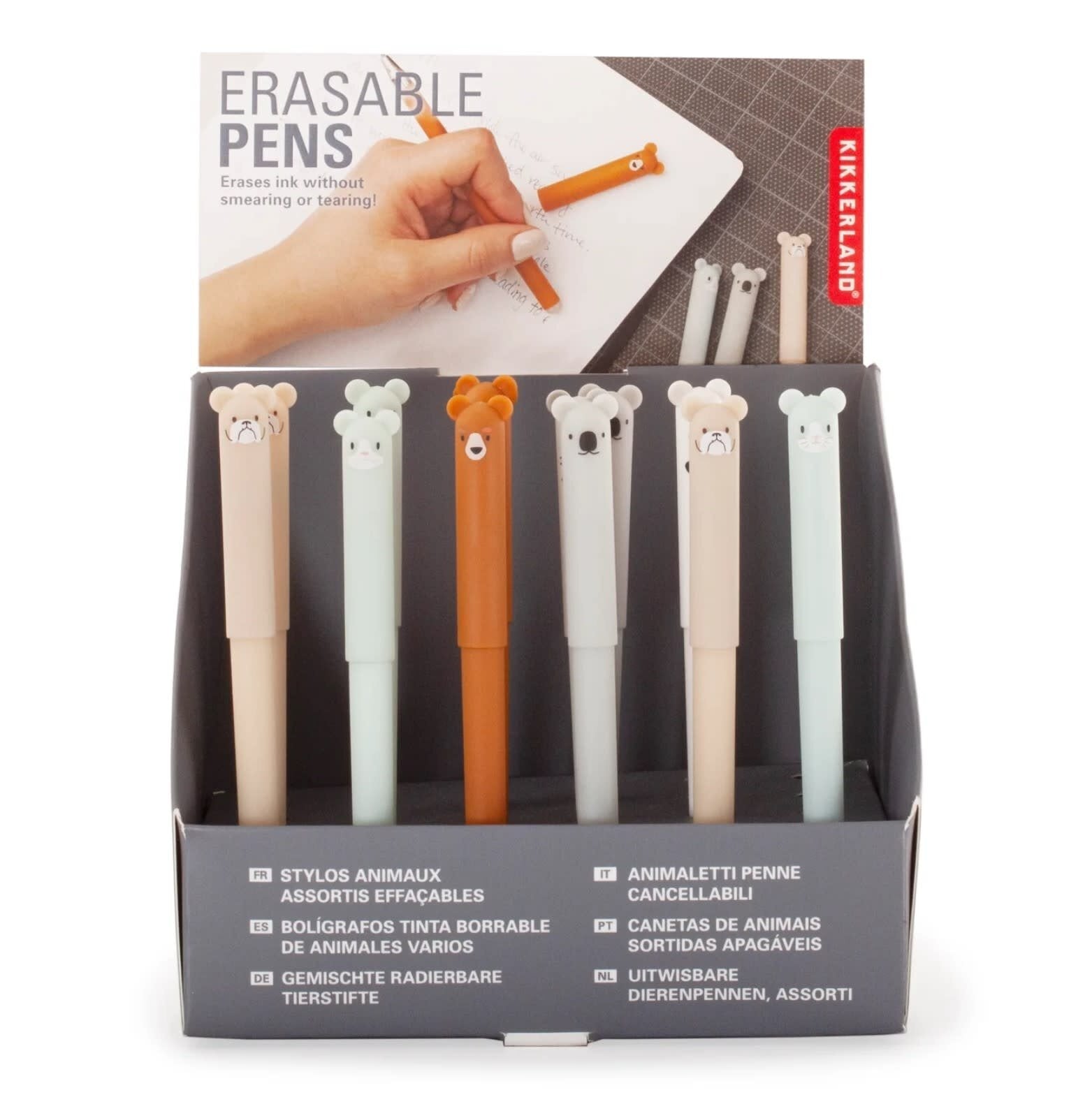 Crayon , stylos effaçables - Animaux assortis 3009