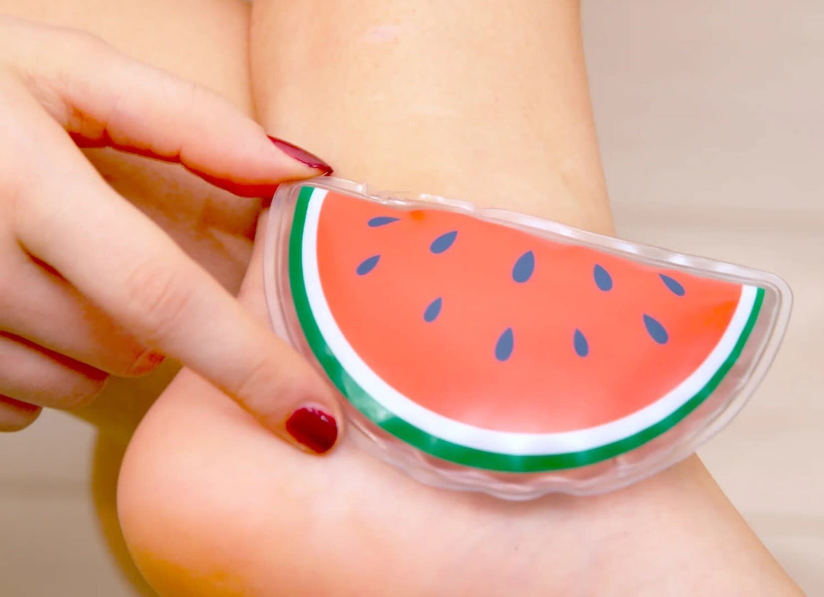 Coussin chaud ou froid réutilisable - Melon d'eau - Kikkerland