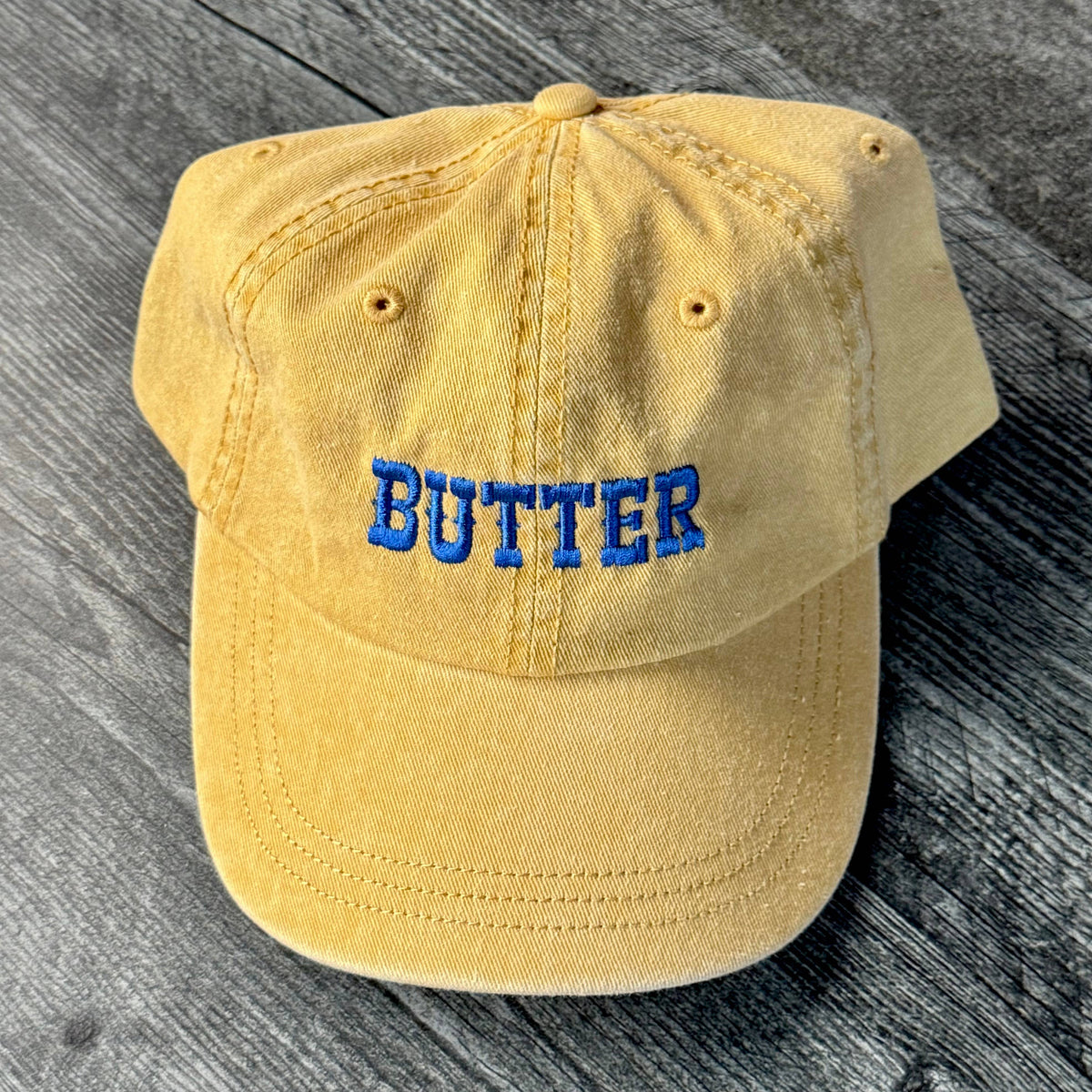 Casquette dad hat jaune beurre pour chefs, amateurs de cuisine et boulangerie: Jaune beurre pastel