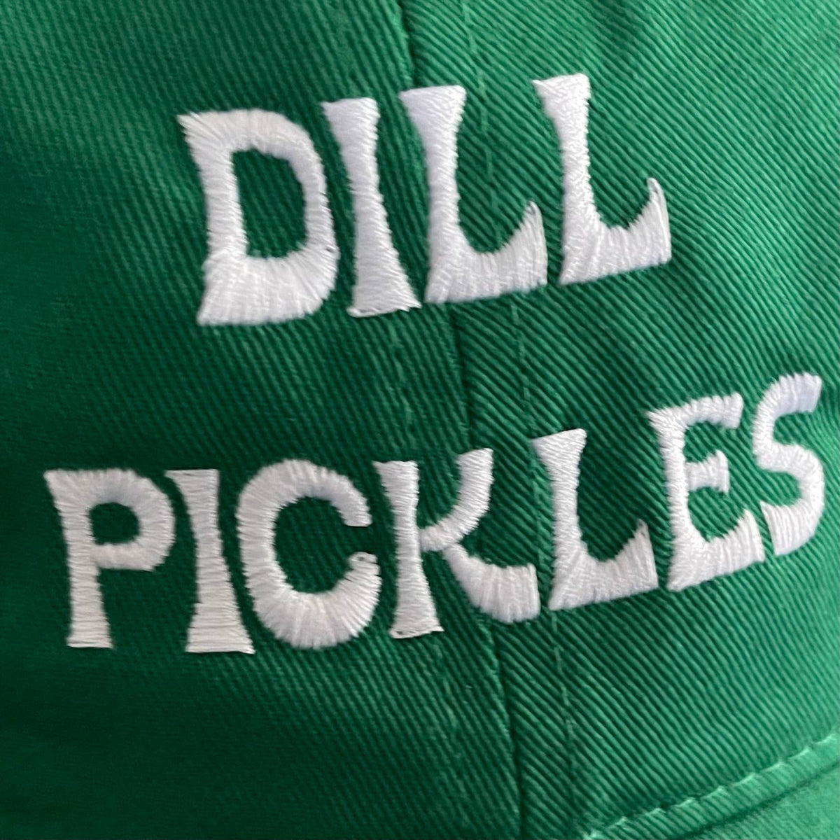 Casquette de baseball cornichons à l'aneth chapeau bio papa cadeaux vert gourmand