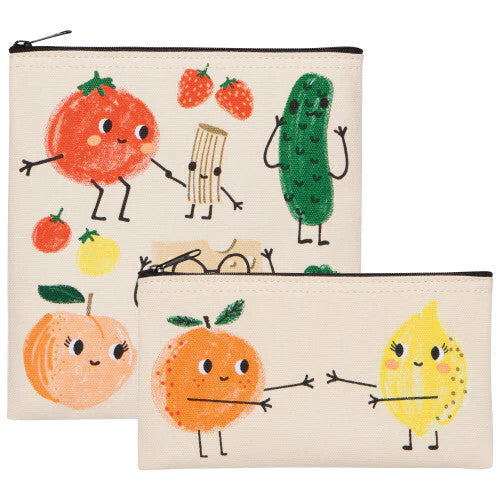 Reusable "Funny Food" Snack Bags - Danica