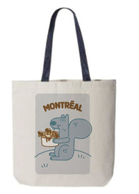 Sac tote réutilisable "Écureuil Poutine" - LB