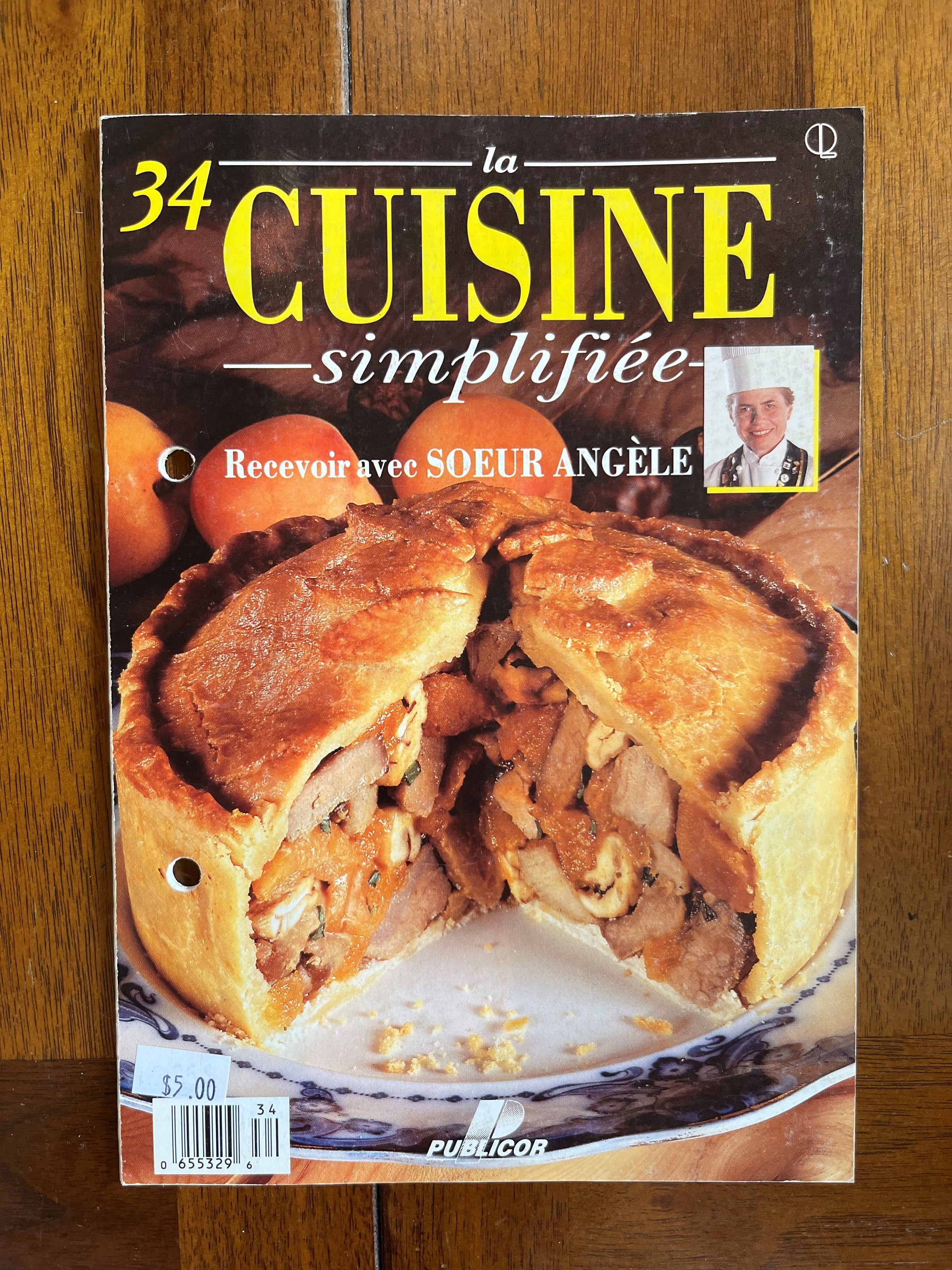 Livre d'occasion - La cuisine simplifiée - Recevoir avec Soeur Angèle - n34