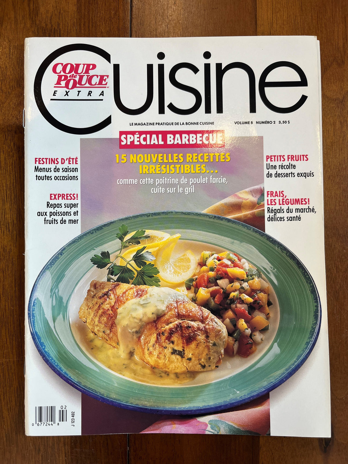 Livre d'occasion - Coup de pouce extra - Spécial barbecue - Vol. 8 N. 2