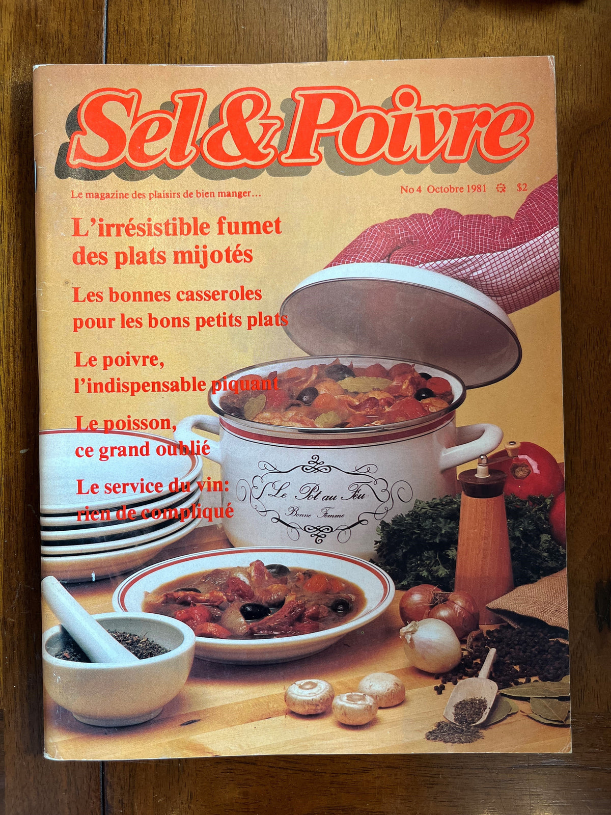 Livre d'occasion - Sel  & Poivre - N.4 - Octobre 1981