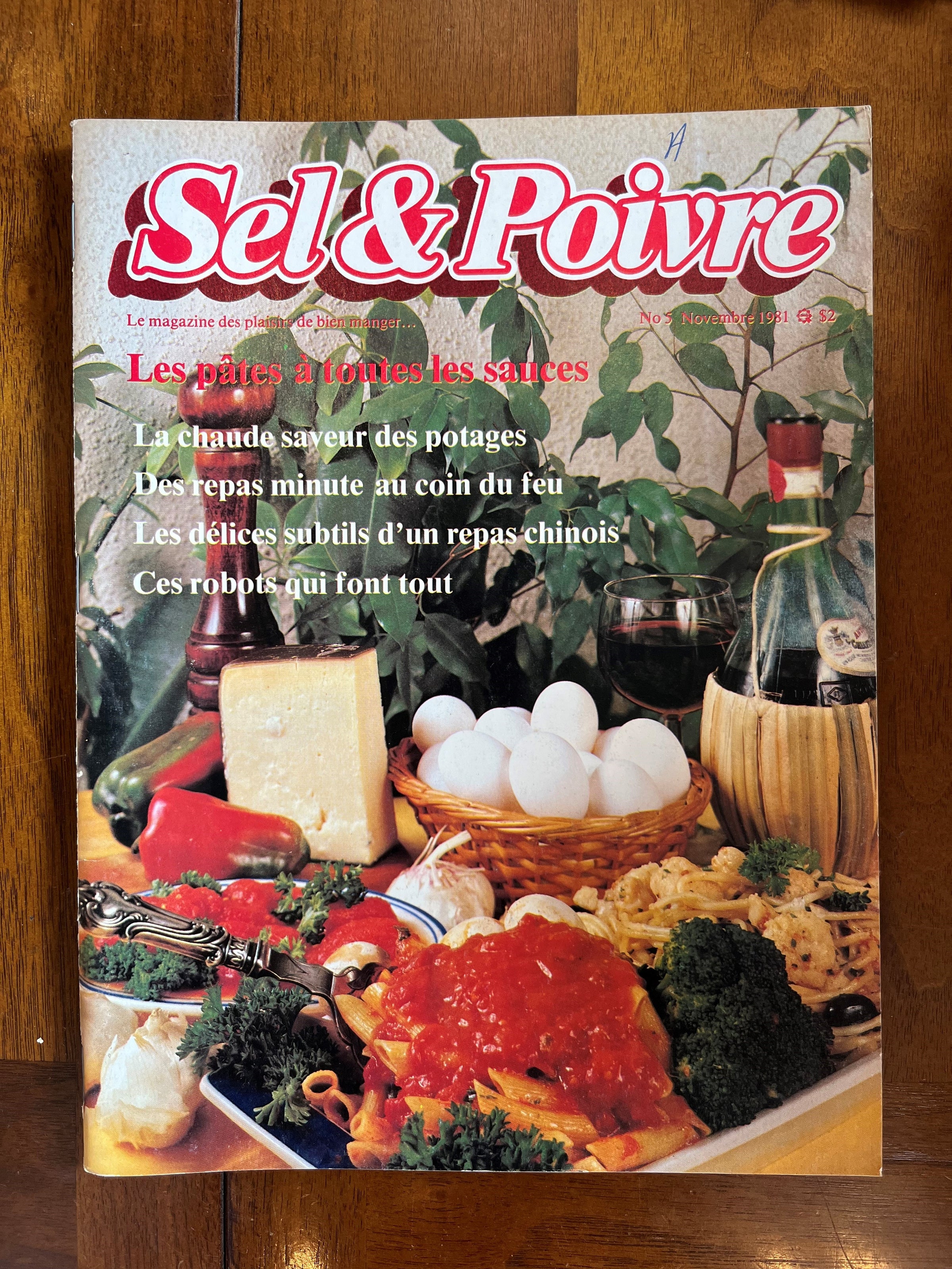 Livre d'occasion-Sel  & Poivre - N.5 - Novembre 1981