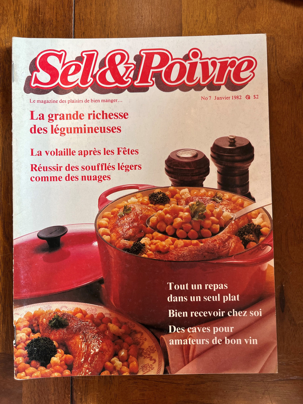 Livre d'occasion - Sel  & Poivre - N.7 - Janvier 1982