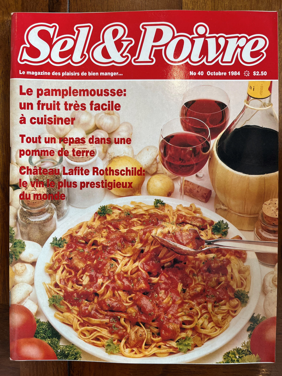 Livre d'occasion - Sel & Poivre - N.40 - Octobre 1984