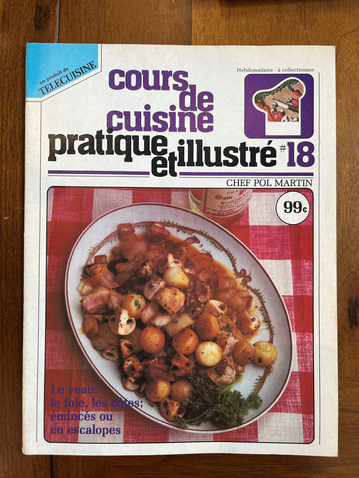 Used book - Practical and illustrated cooking course - No. 18 - Chef Pol Martin