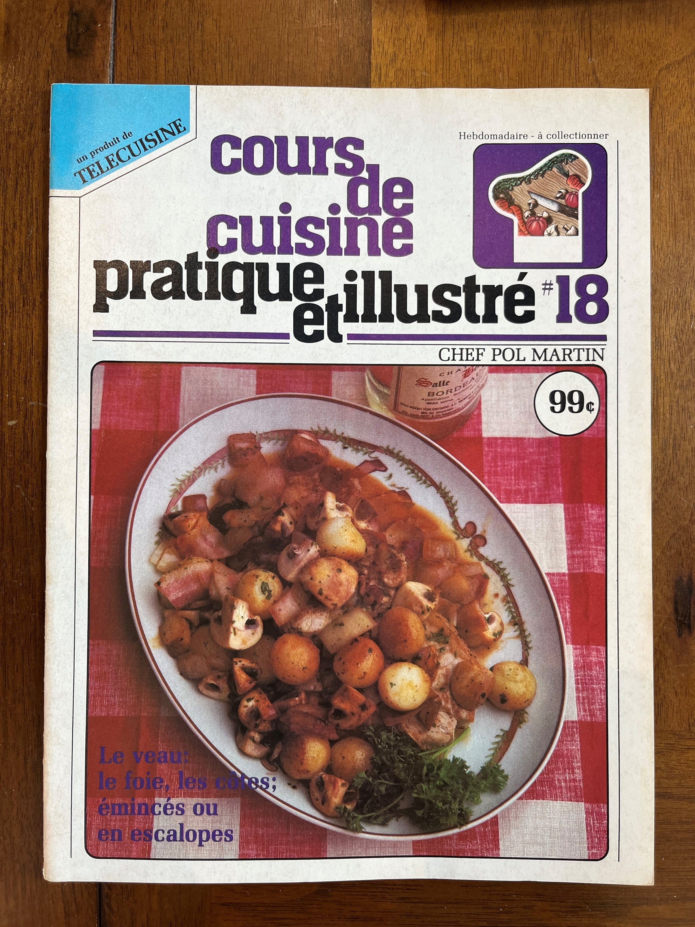 Used book - Practical and illustrated cooking course - No. 18 - Chef Pol Martin