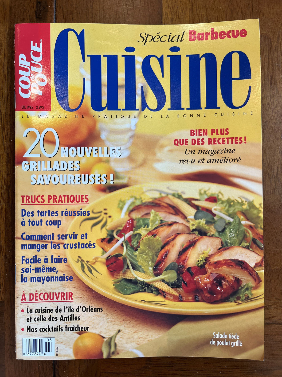 Livre d'occasion - Coup de pouce - Été 1995 - Spécial Barbecue