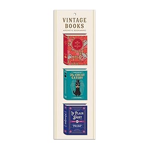 Vintage Books Shaped Magnetic Bookmarks - Galison