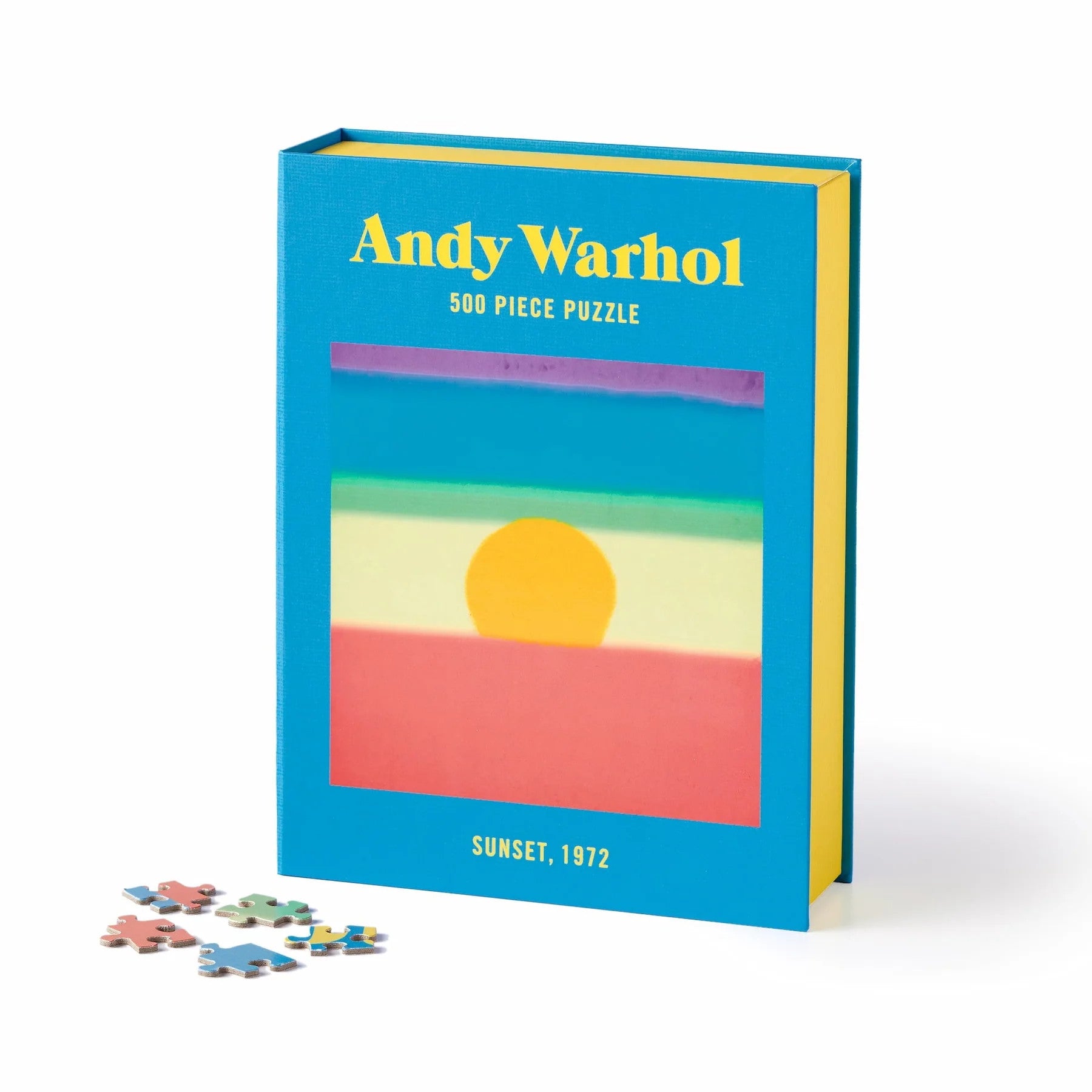 Andy Warhol Sunset 500 Piece Book Puzzle - Galison