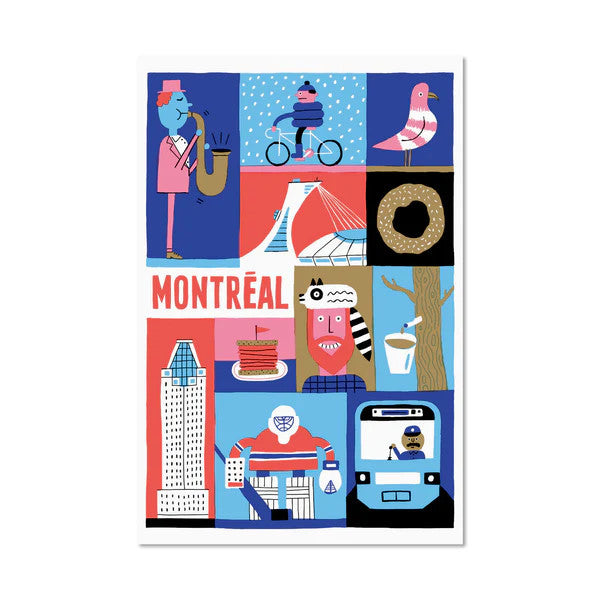 Carte de souhaits "Montréal" par Benoit Tardif
