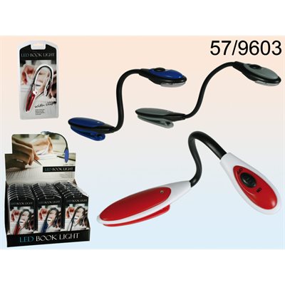 Lampe de lecture 16cm (rouge et noir)