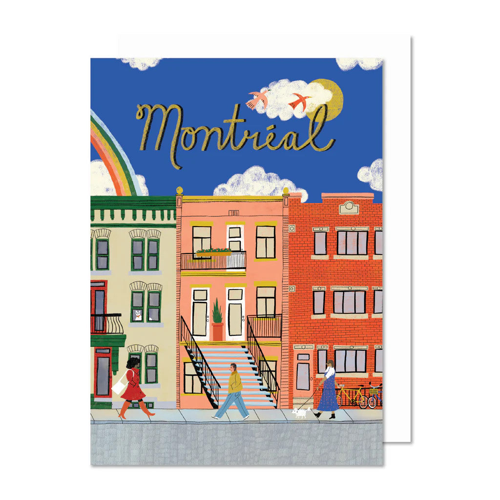 Carte de souhait - Rues de Montréal - Melanie Lambrick - Paperole