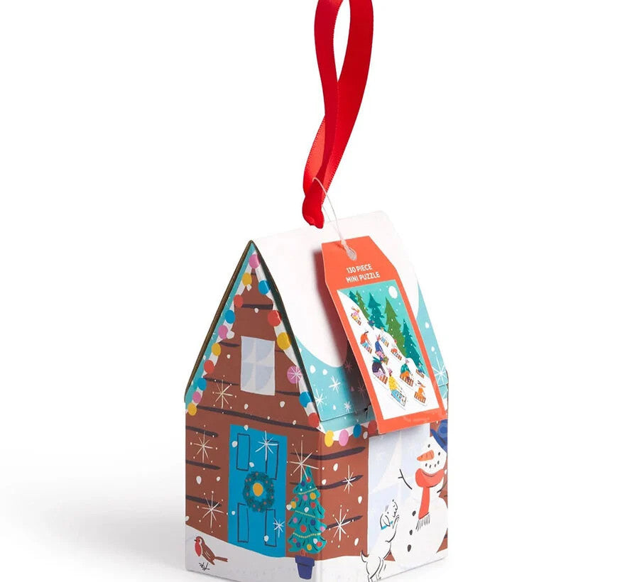 Mini 130-piece puzzle - Sledding - Galison