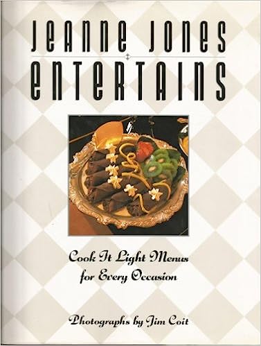 Livre d'occasion - Jeanne Jones Entertains: Cook It Light Menus for Every Occasion