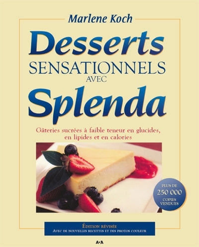 Used book - Sensational Desserts with Splenda - Marlene Koch