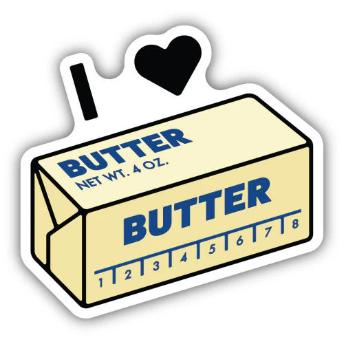 Butter stick sticker - Stickers Northwest