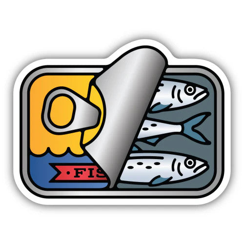 Autocollant Boîte de sardines - Stickers Northwest