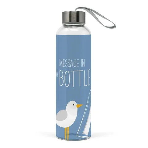 Glass Water Bottle with Message - Paperproducts Design