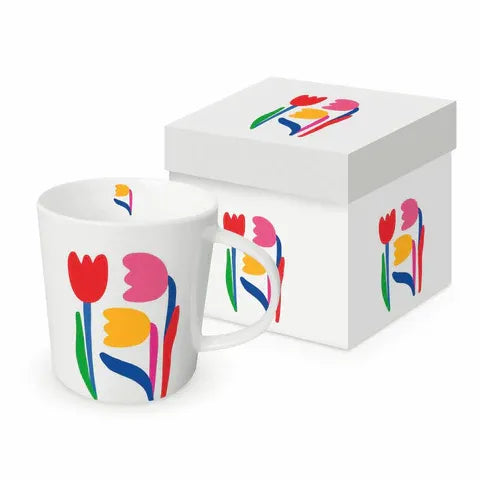 Tasse avec boîte - Tulipes - Paperproducts Design