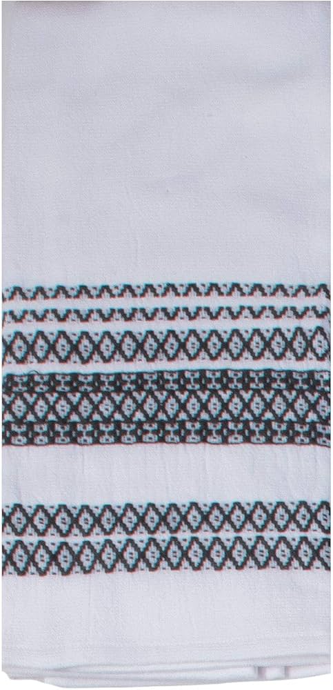 Linge de cuisine noir et blanc - KD Kitchen