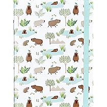 Cahier de notes (grand) 160 pages "Capybara life" - Peter Pauper Press