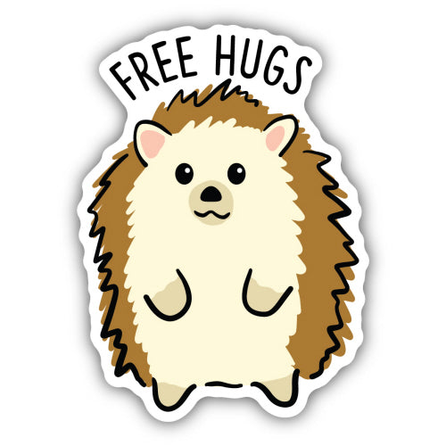 Hugging Hedgehog Sticker - Northwest Stickers