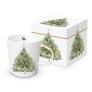 White Mug - Christmas Tree - PaperProducts Design