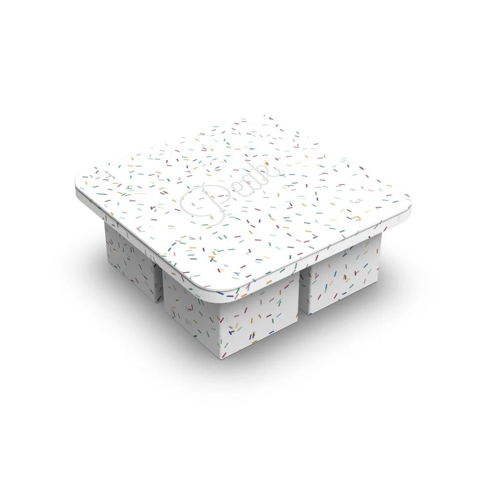 Bac à glaçons cubes extra grands Blanc - confetti - W&P Peak