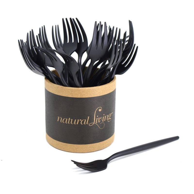 Petite fourchette noire - Natural Living - Danesco