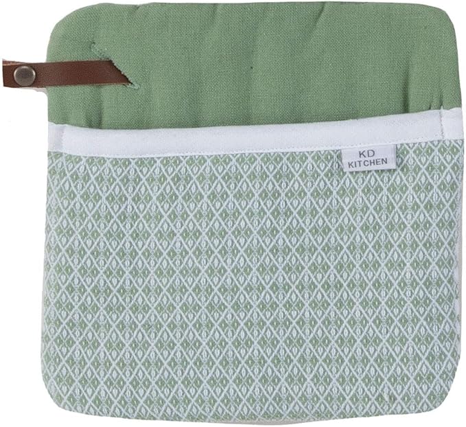 Mitaine à poche "Green Tea" - Kay Dee Designs