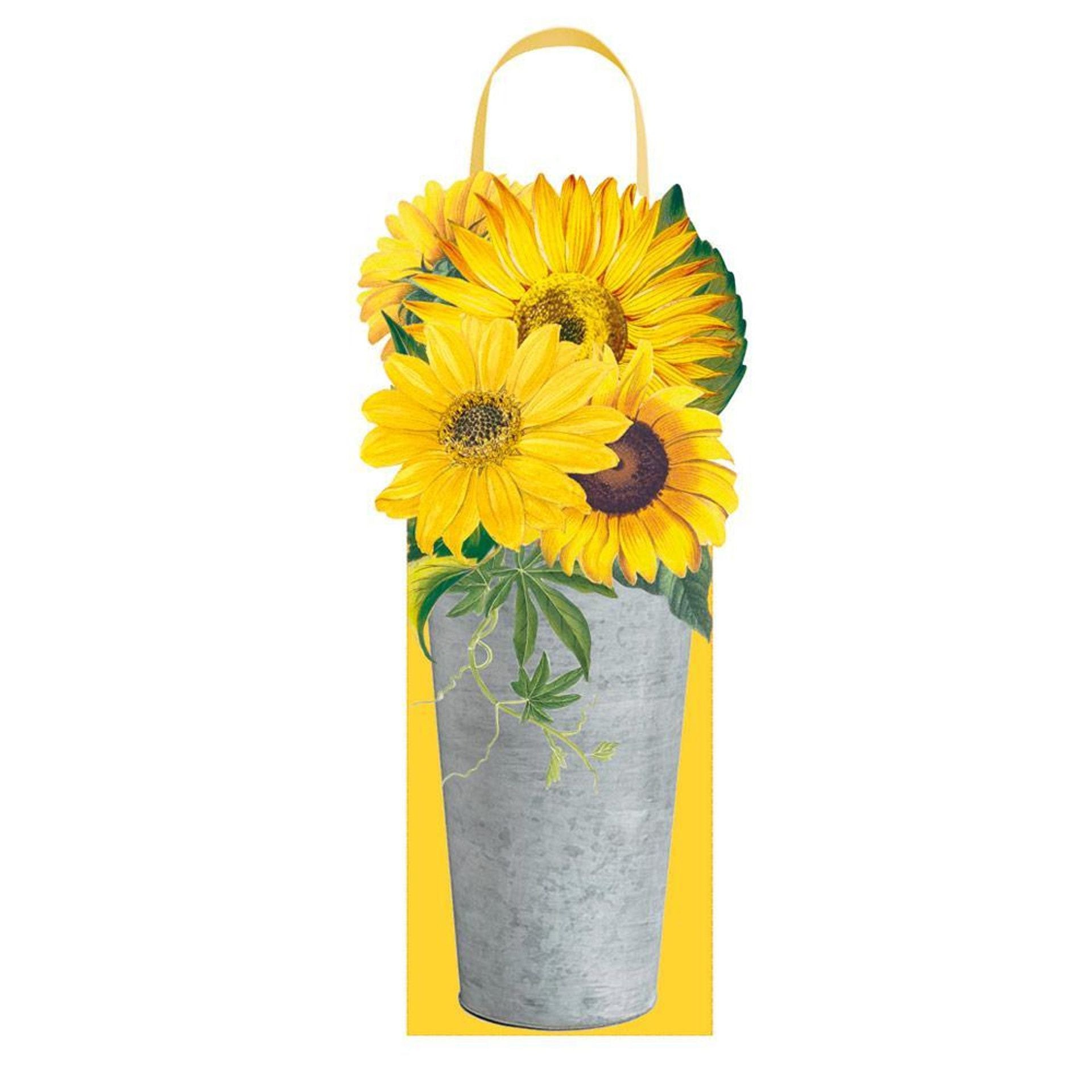 Sac pour bouteille - ''Sunflowers"