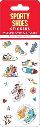 Sporty shoes Stickers - Peter Pauper Press