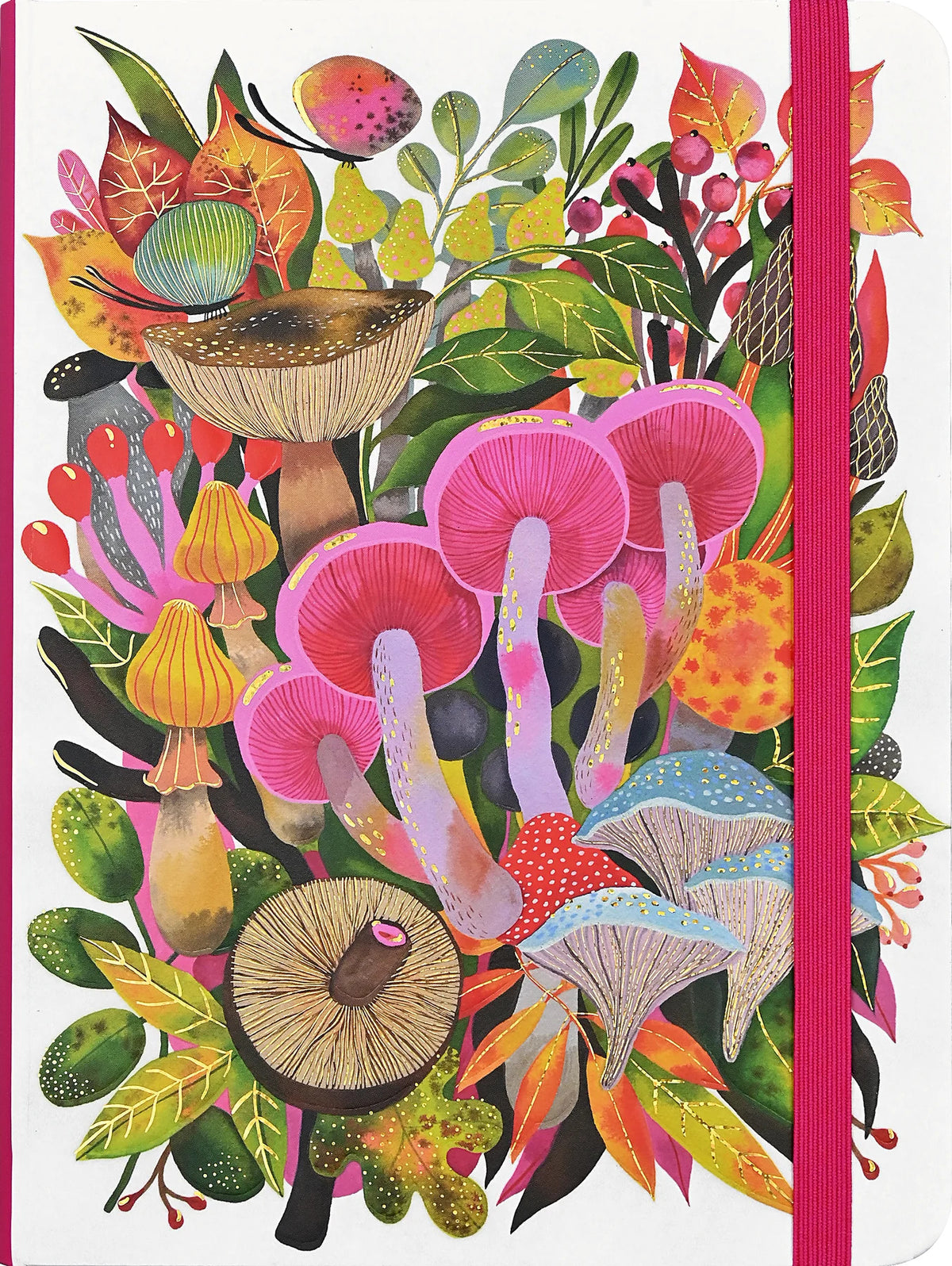 Cahier de notes (MOYEN) 160 pages "mushroom medley" - Peter Pauper Press