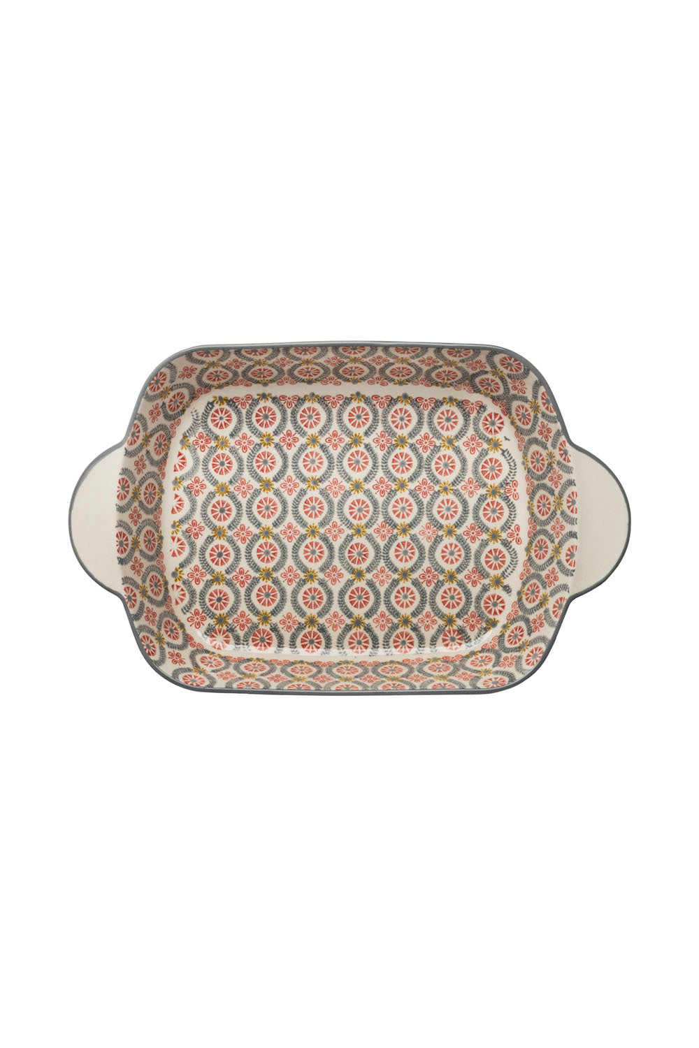 Cake baking dish - floral pattern - Tranquillo